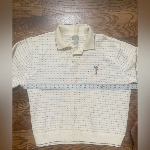 Cypress Links Men’s 100% Cotton Cream Golf Long-Sleeved Sweater -Size XL - Picture 4 of 11
